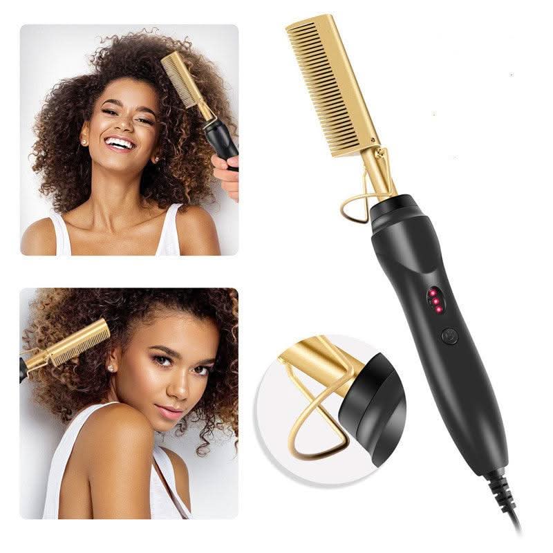 WOWANGEL HOT COMB QUICK HEATED HAIR STRAIGHTENER - Image 3