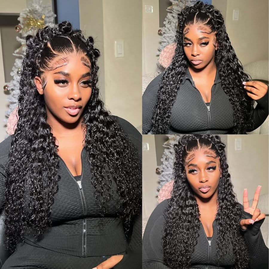 UK Shipping | 13X6 Skinlike Real HD Lace Front Wig Curly Texture 250% Density - Image 4