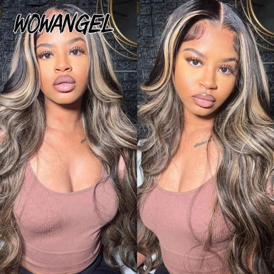 USA Shipping | 1B27 Highlight 13x6 Skinlike Real HD Lace Front Wig 250% Density - Image 5
