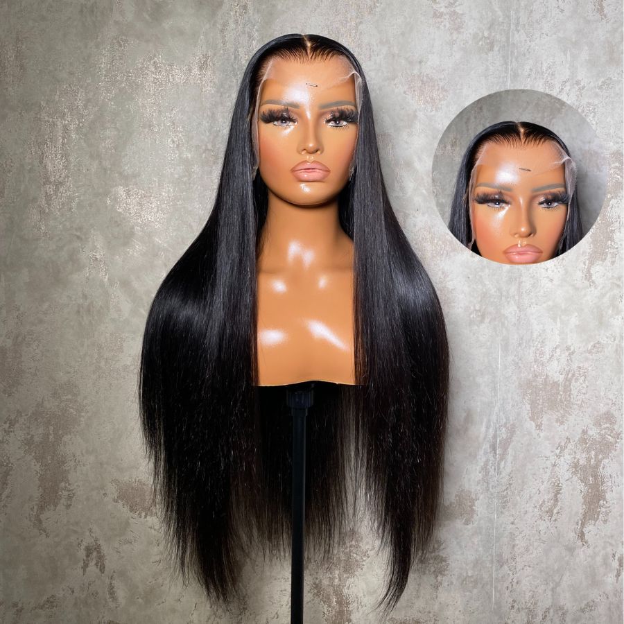 USA Shipping | WOWANGEL 13X6 HD Lace Full Frontal Wigs Straight 250% Density