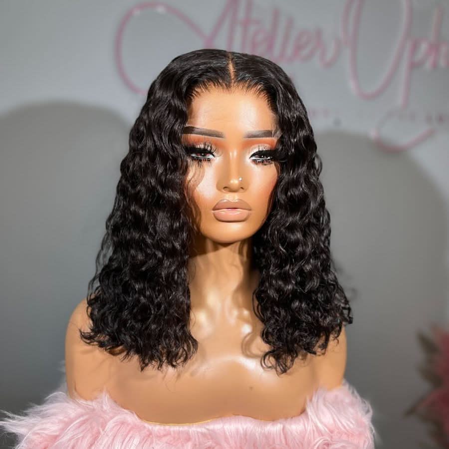 WOWANGEL Water Wave BOB 13x6 Skinlike Real HD Lace Front Wig - Image 3