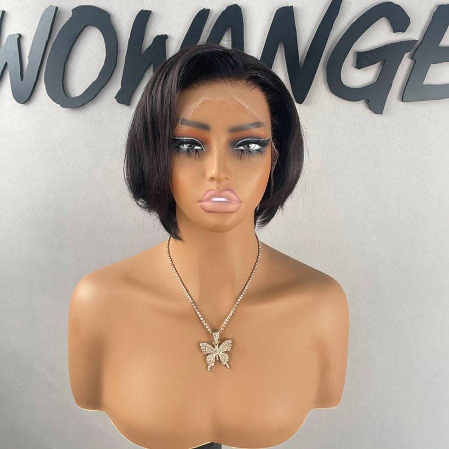 WOWANGEL Short Pixie Cut Wig 13x6 Skinlike HD Lace Front Bob Wig - Image 3