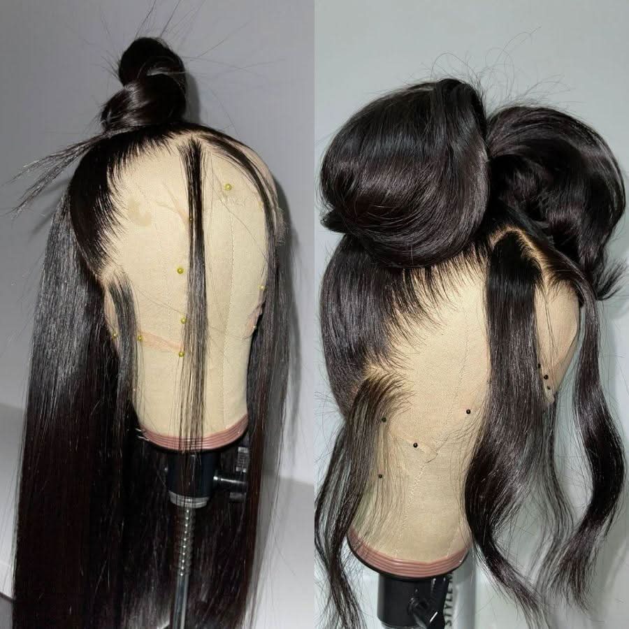 WOWANGEL Skinlike Real HD Full Lace Wig Straight Pre Plucked Clean Hairline - Image 4